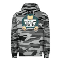 Slate Camo feed me snrlx Premium Hoodie - linhVisuals
