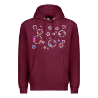 Burgundy bubbles t  shirt bubbles t  shirt Premium Hoodie - linhVisuals