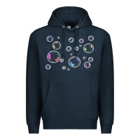 Navy bubbles t  shirt bubbles t  shirt Premium Hoodie - linhVisuals