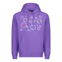 Purple bubbles t  shirt bubbles t  shirt Premium Hoodie - linhVisuals