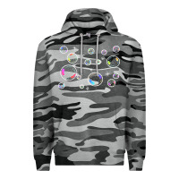 Slate Camo bubbles t  shirt bubbles t  shirt Premium Hoodie - linhVisuals