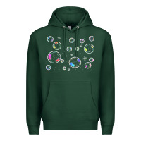 Sports Green bubbles t  shirt bubbles t  shirt Premium Hoodie - linhVisuals