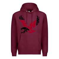 Burgundy eastern washington Premium Hoodie - linhVisuals