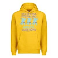 Lemon axolotl questions Premium Hoodie - linhVisuals