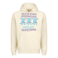 Sandshell axolotl questions Premium Hoodie - linhVisuals