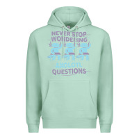Seafoam axolotl questions Premium Hoodie - linhVisuals