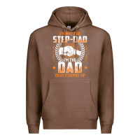 Chestnut mens i'm not the step dad i'm the dad that stepped up father gift t sh Premium Hoodie - linhVisuals