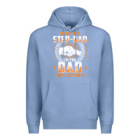Colony Blue mens i'm not the step dad i'm the dad that stepped up father gift t sh Premium Hoodie - linhVisuals