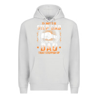 Dove Grey mens i'm not the step dad i'm the dad that stepped up father gift t sh Premium Hoodie - linhVisuals