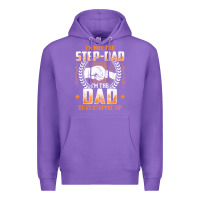Purple mens i'm not the step dad i'm the dad that stepped up father gift t sh Premium Hoodie - linhVisuals