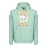 Seafoam mens i'm not the step dad i'm the dad that stepped up father gift t sh Premium Hoodie - linhVisuals