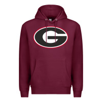 Burgundy georgia a Premium Hoodie - linhVisuals