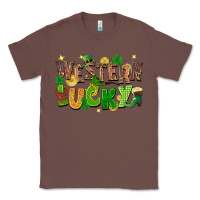 Chestnut western lucky St. Patricks Day Classic Tee - FaDigitalArtStudio
