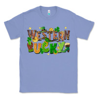 Colony Blue western lucky St. Patricks Day Classic Tee - FaDigitalArtStudio