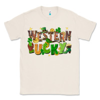 Natural western lucky St. Patricks Day Classic Tee - FaDigitalArtStudio