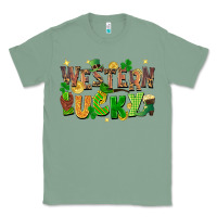 Sage western lucky St. Patricks Day Classic Tee - FaDigitalArtStudio