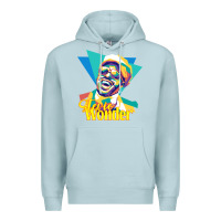 Blue Mist stevie wonder vintage Premium Hoodie - linhVisuals