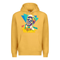 Mustard stevie wonder vintage Premium Hoodie - linhVisuals