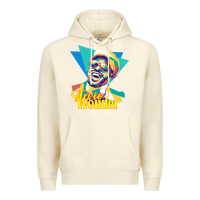 Sandshell stevie wonder vintage Premium Hoodie - linhVisuals