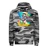 Slate Camo stevie wonder vintage Premium Hoodie - linhVisuals