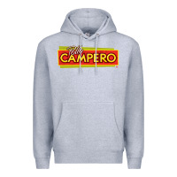 Heather Grey suitable-pollo-campero-worn Premium Hoodie - linhVisuals