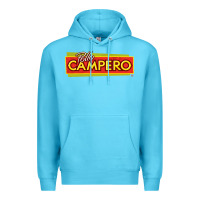 Ocean Blue suitable-pollo-campero-worn Premium Hoodie - linhVisuals