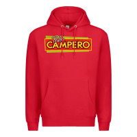 Red suitable-pollo-campero-worn Premium Hoodie - linhVisuals