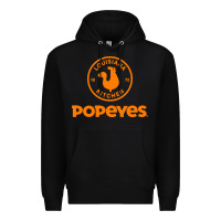 Black suitable-popeyes-worn Premium Hoodie - linhVisuals