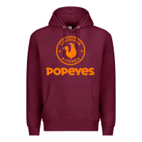 Burgundy suitable-popeyes-worn Premium Hoodie - linhVisuals