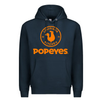 Navy suitable-popeyes-worn Premium Hoodie - linhVisuals