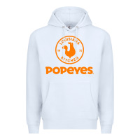 White suitable-popeyes-worn Premium Hoodie - linhVisuals