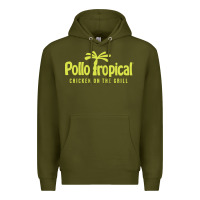 Army Green suitable-pollo-tropical-worn Premium Hoodie - linhVisuals
