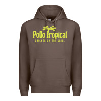 Coffee suitable-pollo-tropical-worn Premium Hoodie - linhVisuals