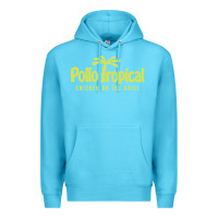 Ocean Blue suitable-pollo-tropical-worn Premium Hoodie - linhVisuals