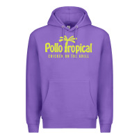 Purple suitable-pollo-tropical-worn Premium Hoodie - linhVisuals