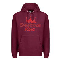 Burgundy suitable-smoothie-king-worn Premium Hoodie - linhVisuals
