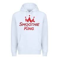 White suitable-smoothie-king-worn Premium Hoodie - linhVisuals