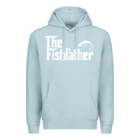 Blue Mist mens the fishfather funny fish father day lover t shirt t shirt Premium Hoodie - linhVisuals