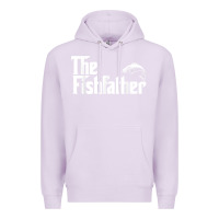 Lilac mens the fishfather funny fish father day lover t shirt t shirt Premium Hoodie - linhVisuals