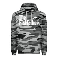 Slate Camo mens the fishfather funny fish father day lover t shirt t shirt Premium Hoodie - linhVisuals