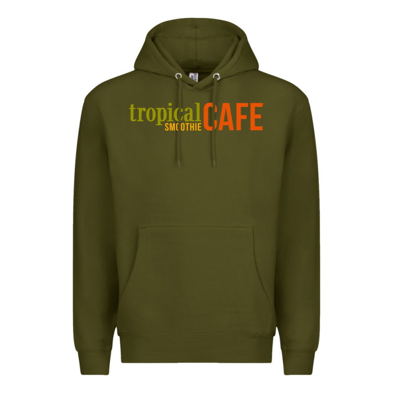 Suitable-tropical-smoothie-cafe-worn Premium Hoodie by linhVisuals | Teevron