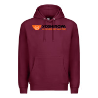Burgundy suitable-yoshinoya-worn Premium Hoodie - linhVisuals