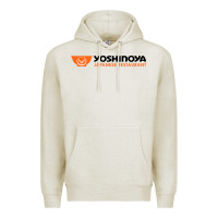 Oatmeal Heather suitable-yoshinoya-worn Premium Hoodie - linhVisuals