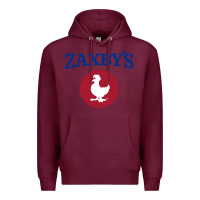 Burgundy suitable-zaxby's-worn Premium Hoodie - linhVisuals