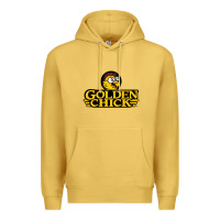 Antique Gold suitable-golden-chick-worn Premium Hoodie - linhVisuals