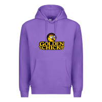 Purple suitable-golden-chick-worn Premium Hoodie - linhVisuals