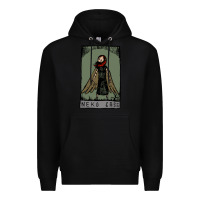 Black neko case clässic Premium Hoodie - linhVisuals
