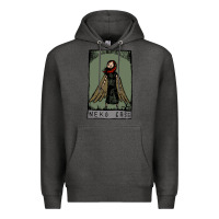 Charcoal Heather neko case clässic Premium Hoodie - linhVisuals
