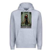Heather Grey neko case clässic Premium Hoodie - linhVisuals