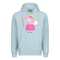 Blue Mist pig Premium Hoodie - linhVisuals
